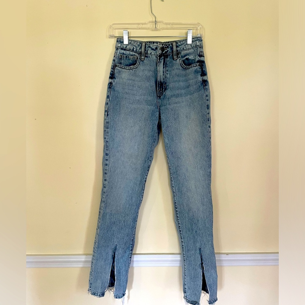 Hidden Jeans, Flare Boot Cut with front slit above shoe